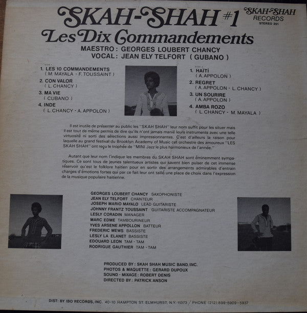 Skah Shah # 1 : Les Dix Commandements (LP)