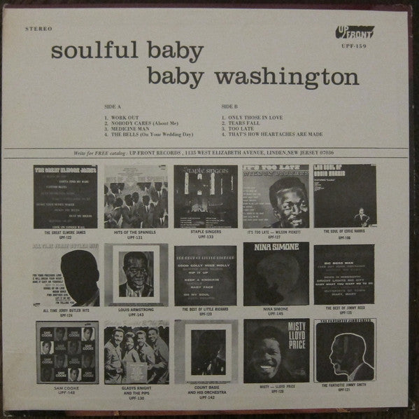 Baby Washington : Soulful Baby (LP, Comp)