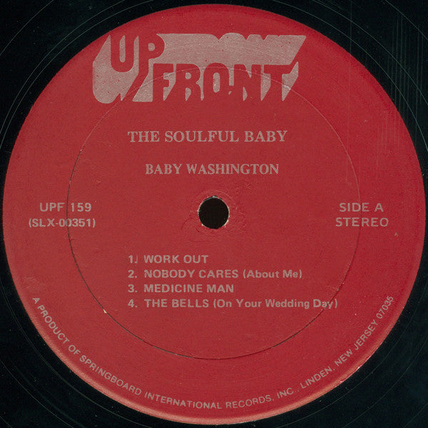 Baby Washington : Soulful Baby (LP, Comp)