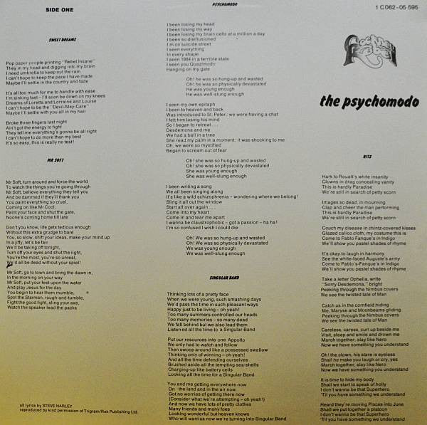 Cockney Rebel : The Psychomodo (LP, Album)