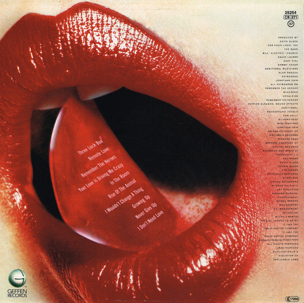 Sammy Hagar : Three Lock Box (LP, Album)