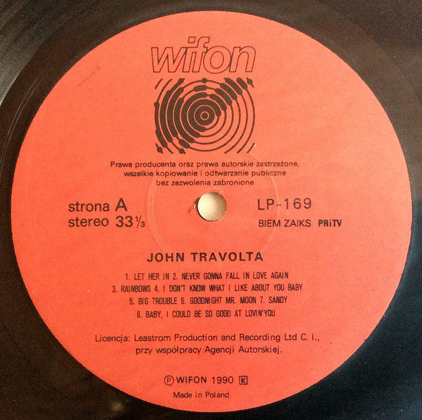 John Travolta : Złote Przeboje (LP, Comp)