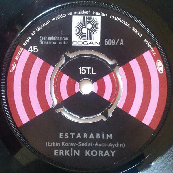Erkin Koray : Estarabim / Sevince (7", Single)