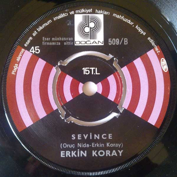 Erkin Koray : Estarabim / Sevince (7", Single)