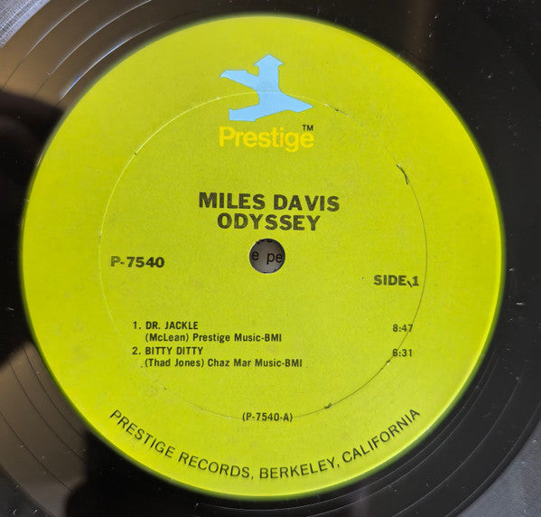 Miles Davis : Odyssey! (LP, Album, RE, RM)
