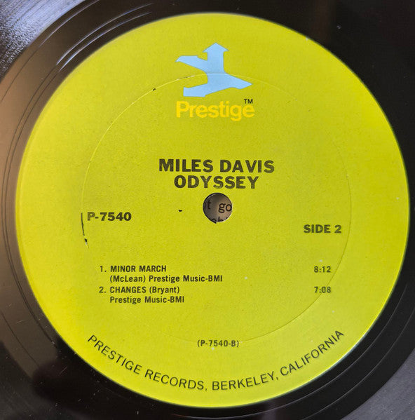 Miles Davis : Odyssey! (LP, Album, RE, RM)