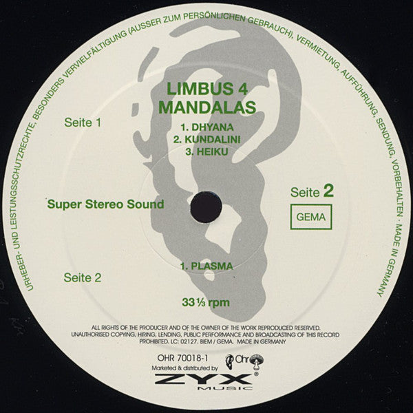 Limbus 4 : Mandalas (LP, Album, RE, Gat)