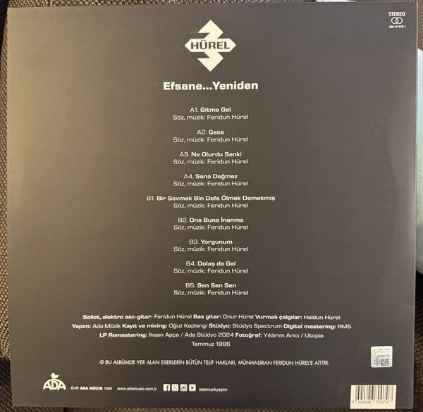 3 Hürel* : Efsane…Yeniden (LP, Album, RE, RM)