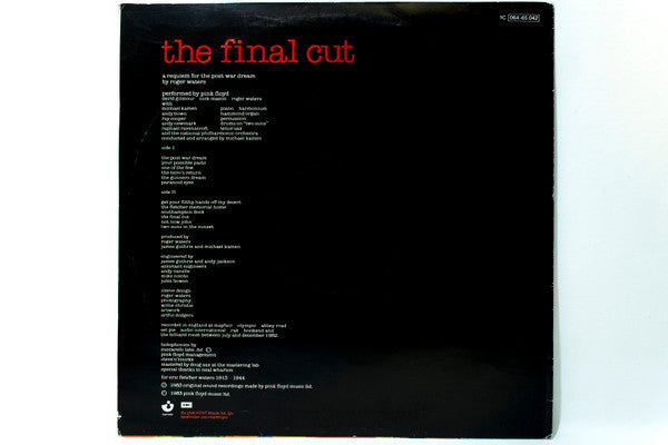 Pink Floyd : The Final Cut (LP, Album)