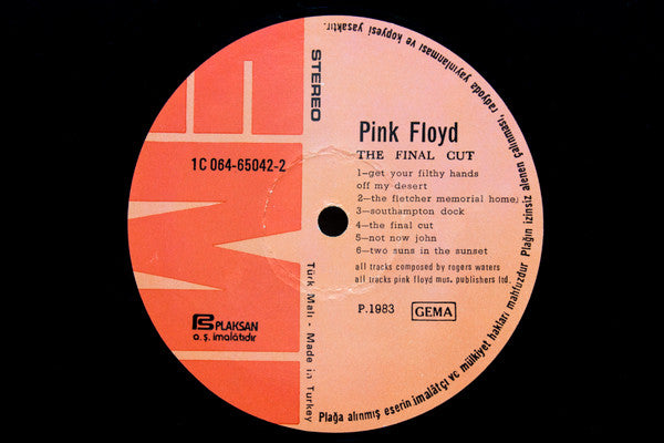 Pink Floyd : The Final Cut (LP, Album)