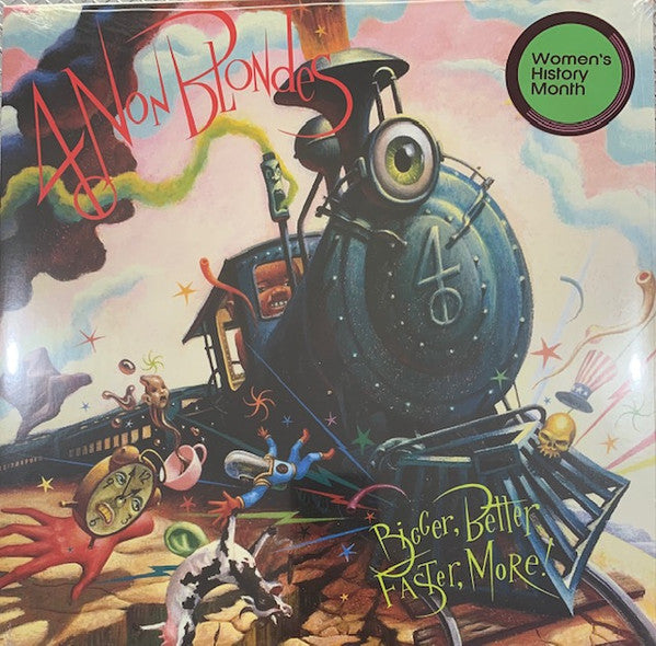 4 Non Blondes : Bigger, Better, Faster, More! (LP, Album, RE, RP, Red)