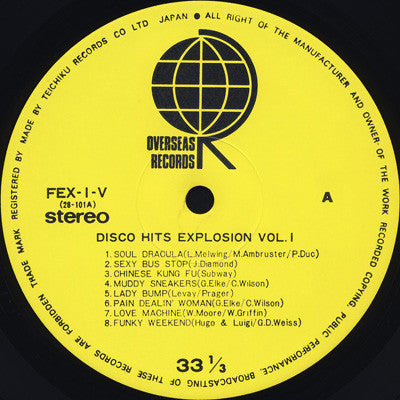 Various : Disco Hits Explosion Vol.1 (LP, Comp)