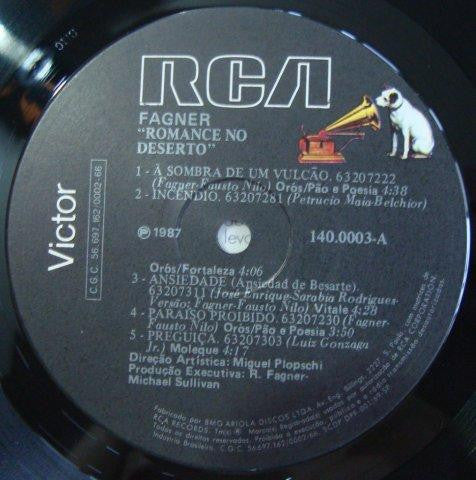 Raimundo Fagner : Romance No Deserto (LP, Album)