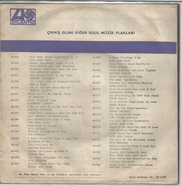 King Curtis & The Kingpins : Makin' Hey / Harper Valley P.T.A. (7", Promo)