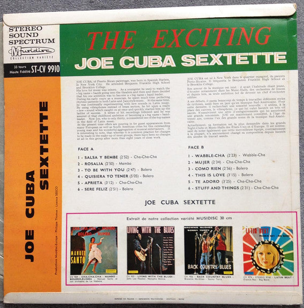 Joe Cuba Sextette* : The Exciting (LP, Comp)