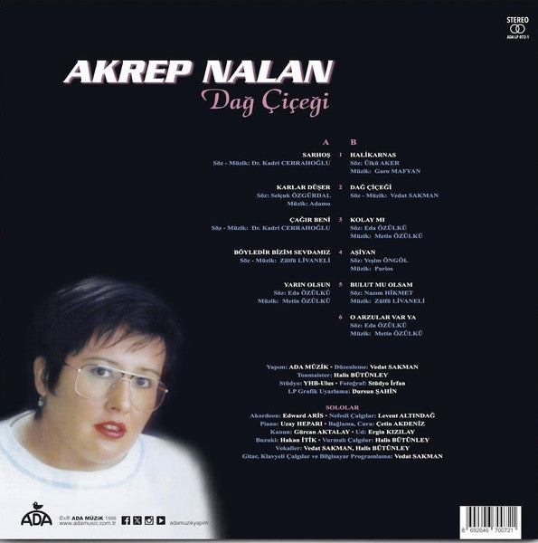 Akrep Nalan : Dağ Çiçeği (LP, Album, RE)