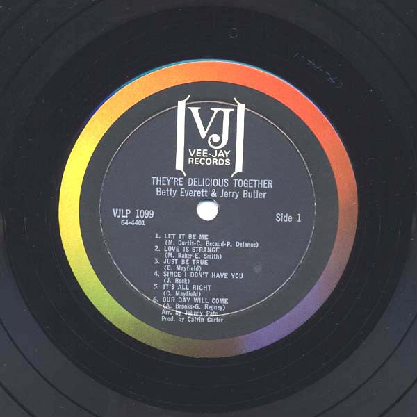 Betty Everett & Jerry Butler : Delicious Together (LP, Album, Mono)