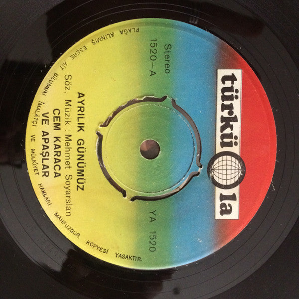 Cem Karaca Ve Apaşlar : Ayrılık Günümüz / Gılgamış (7", Single)