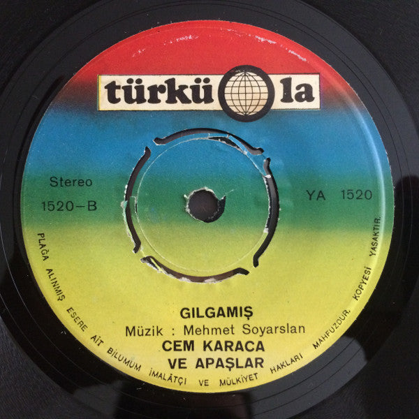 Cem Karaca Ve Apaşlar : Ayrılık Günümüz / Gılgamış (7", Single)