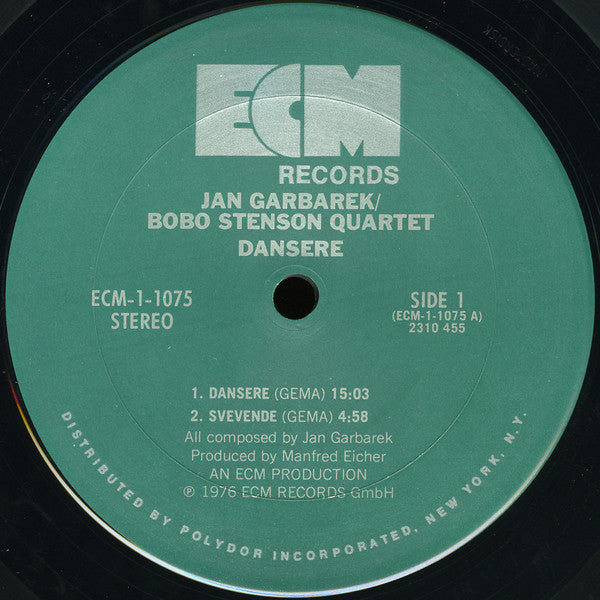 Jan Garbarek - Bobo Stenson Quartet : Dansere (LP, Album, Pit)