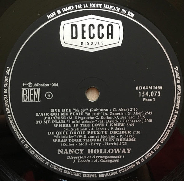 Nancy Holloway : Nancy Holloway (LP, Mono)