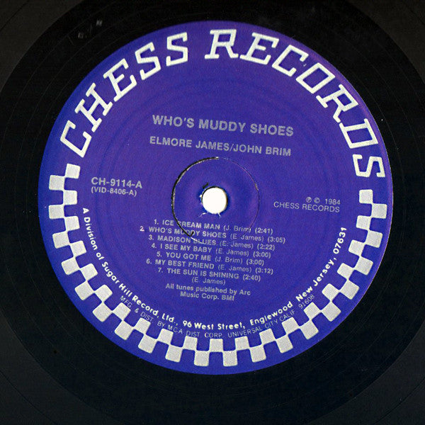 Elmore James  • John Brim : Whose Muddy Shoes (LP, Comp, RE)