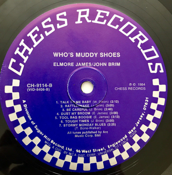Elmore James  • John Brim : Whose Muddy Shoes (LP, Comp, RE)
