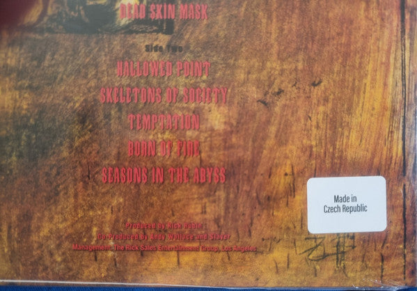 Slayer : Seasons In The Abyss (LP, Album, RE, RM, 180)