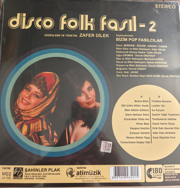 Bizim Pop Fasılcılar : Disco Folk Fasıl 2 (Turkish Disco Folk Fasıl) (LP, Album, RE)