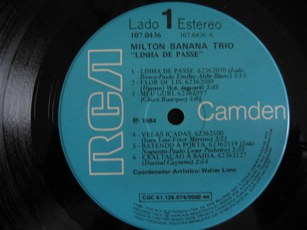 Milton Banana Trio : Linha De Passe (LP, Album)