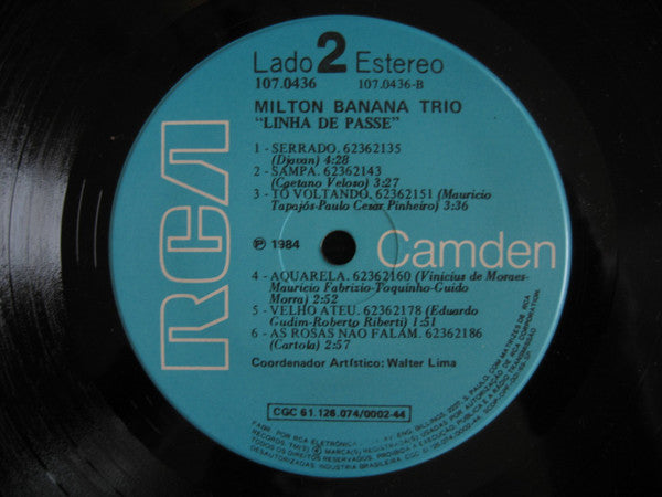 Milton Banana Trio : Linha De Passe (LP, Album)