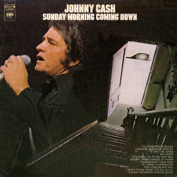 Johnny Cash : Sunday Morning Coming Down (LP, Comp, Ter)