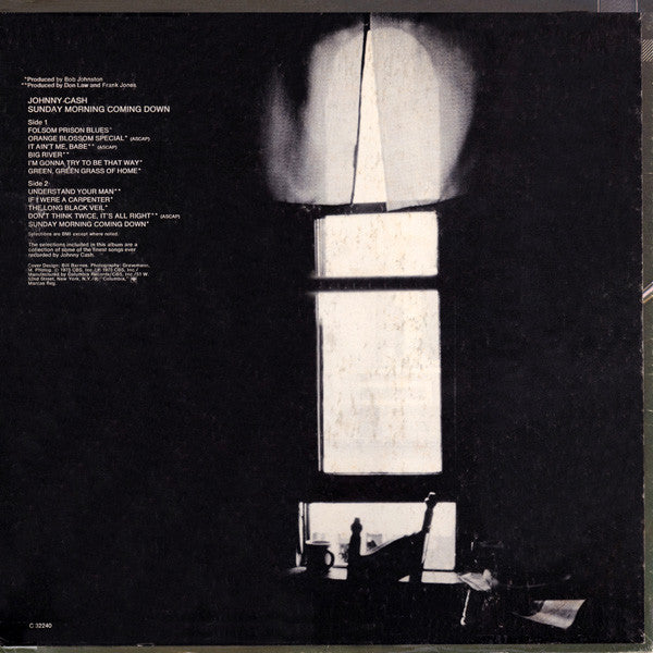 Johnny Cash : Sunday Morning Coming Down (LP, Comp, Ter)