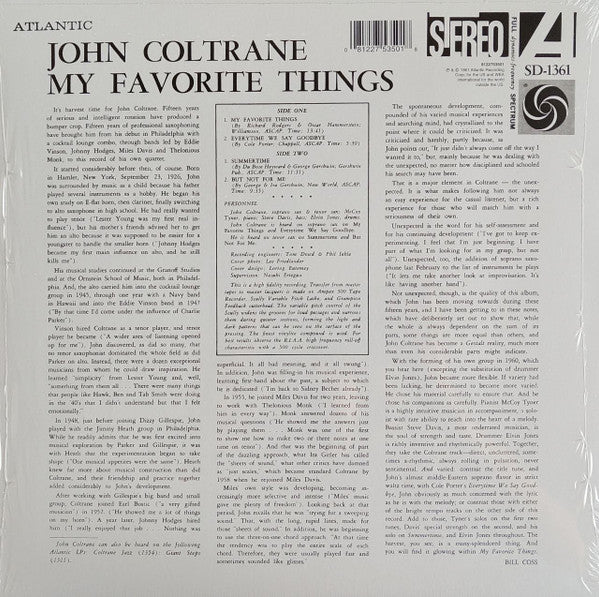 John Coltrane : My Favorite Things (LP, Album, RE)