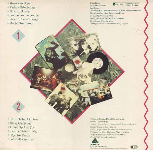 Stray Cats : Stray Cats (LP, Album)