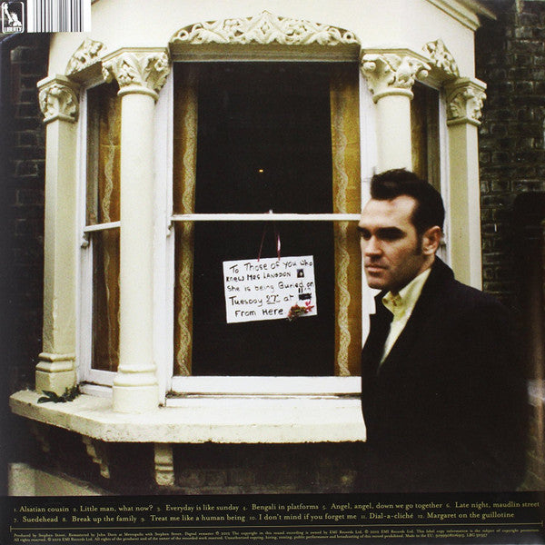 Morrissey : Viva Hate (LP, Album, RE, RM, S/Edition, Gat)