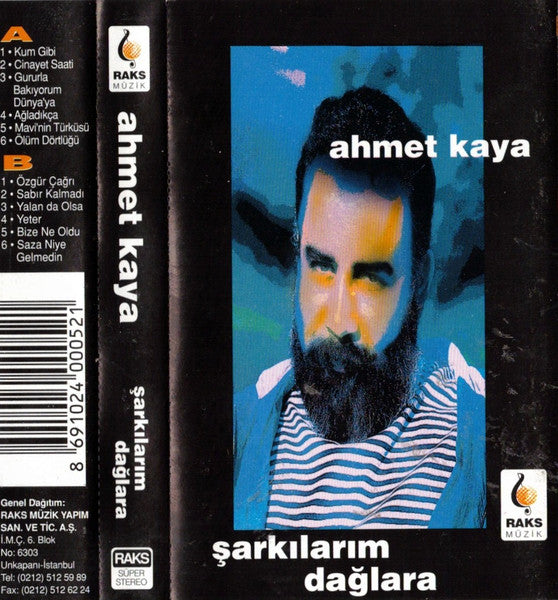 Ahmet Kaya : Şarkılarım Dağlara (Cass, Album)