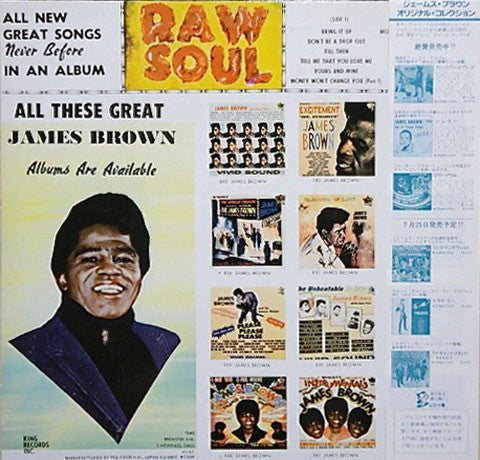 James Brown : James Brown Sings Raw Soul (LP, Mono, RE)