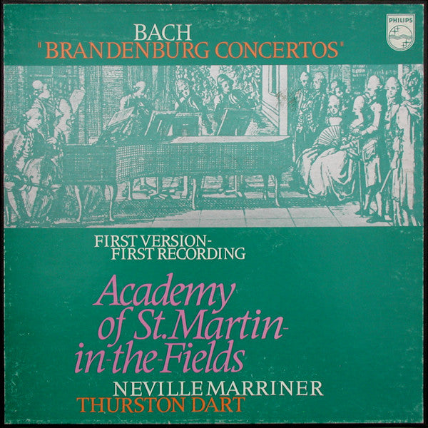 Johann Sebastian Bach - The Academy Of St. Martin-in-the-Fields, Sir Neville Marriner : "Brandenburg Concertos" - First Recording Of The Original Version (Urfassung) (2xLP + Box)