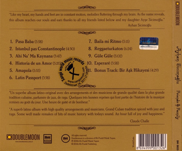 Ayhan Sicimoğlu : Friends & Family (CD, Album, Dig)