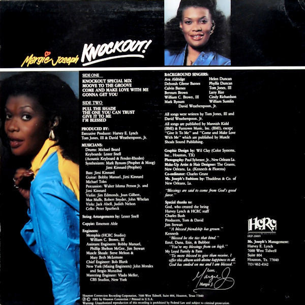 Margie Joseph : Knockout! (LP, Album)