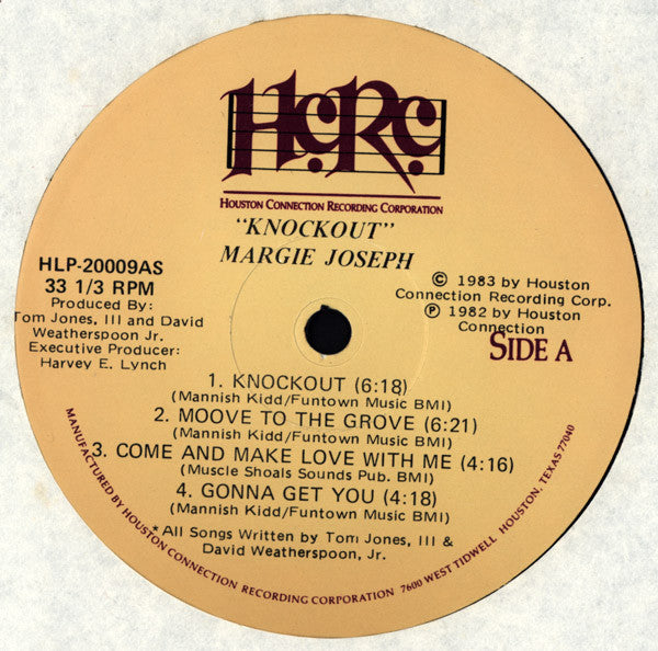 Margie Joseph : Knockout! (LP, Album)