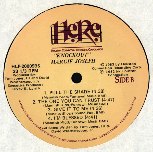 Margie Joseph : Knockout! (LP, Album)