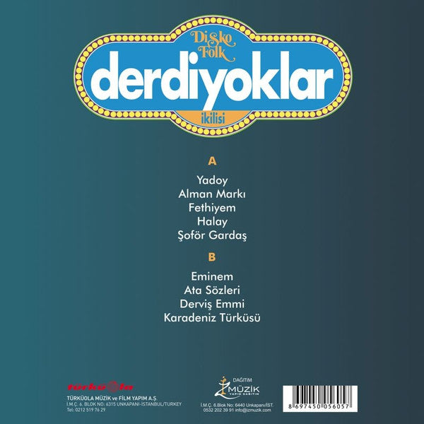 Derdiyoklar İkilisi : Disko Folk (LP, Album, RE)