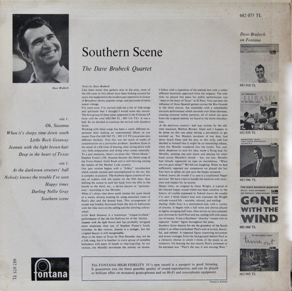 Dave Brubeck : Southern Scene (LP, Album)