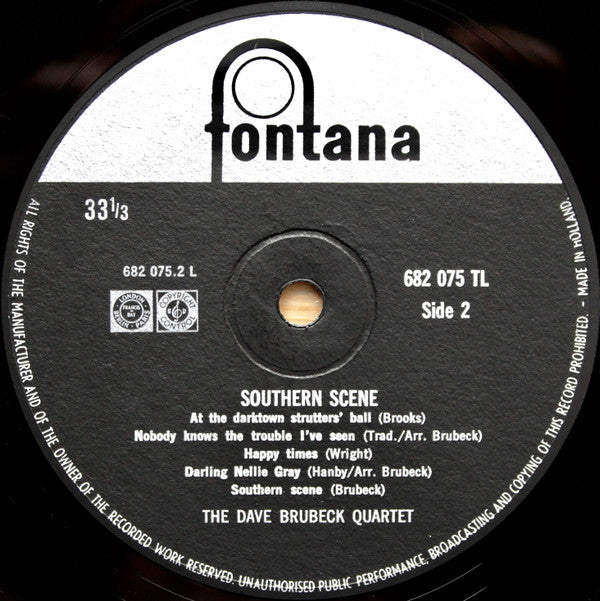 Dave Brubeck : Southern Scene (LP, Album)
