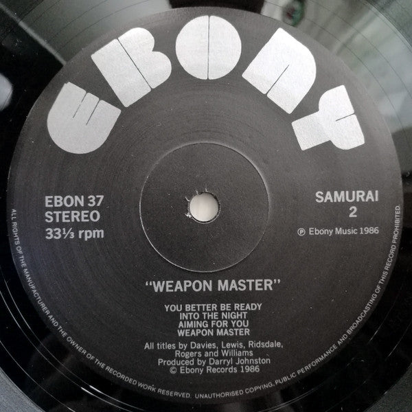 Samurai (5) : Weapon Master (LP, Album)