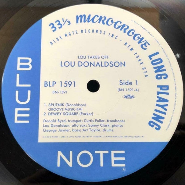 Lou Donaldson : Lou Takes Off (LP, Album, Mono, Ltd, RE)