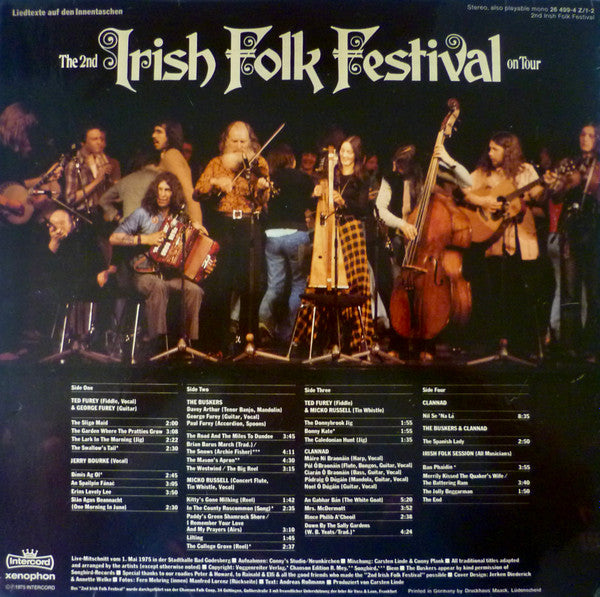 Various : The 2nd Irish Folk Festival On Tour (2xLP)