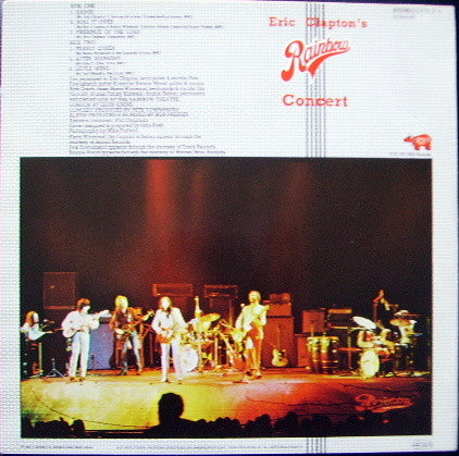 Eric Clapton : Eric Clapton's Rainbow Concert (LP, Album, RE)